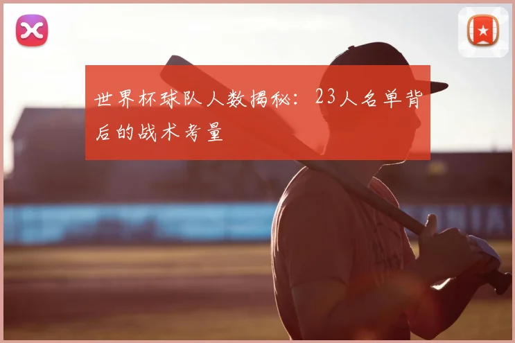 世界杯球队人数揭秘:23人名单背后的战术考量