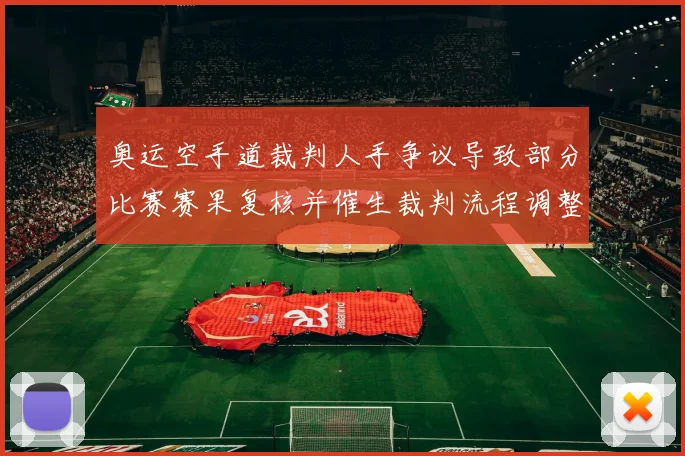 奥运空手道裁判人手争议导致部分比赛赛果复核并催生裁判流程调整